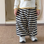 【73-110cm】星星連帽長袖 | 黃色針織開衫 | 條紋束腳褲