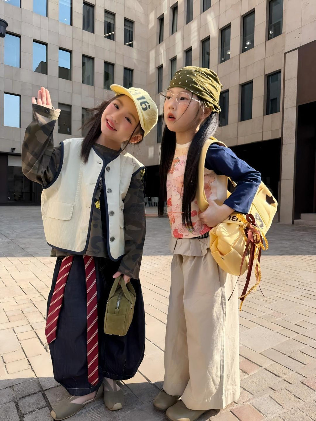 【90-140cm】迷彩米奇 | 馬甲 | 塗鴉T | 裙邊褲