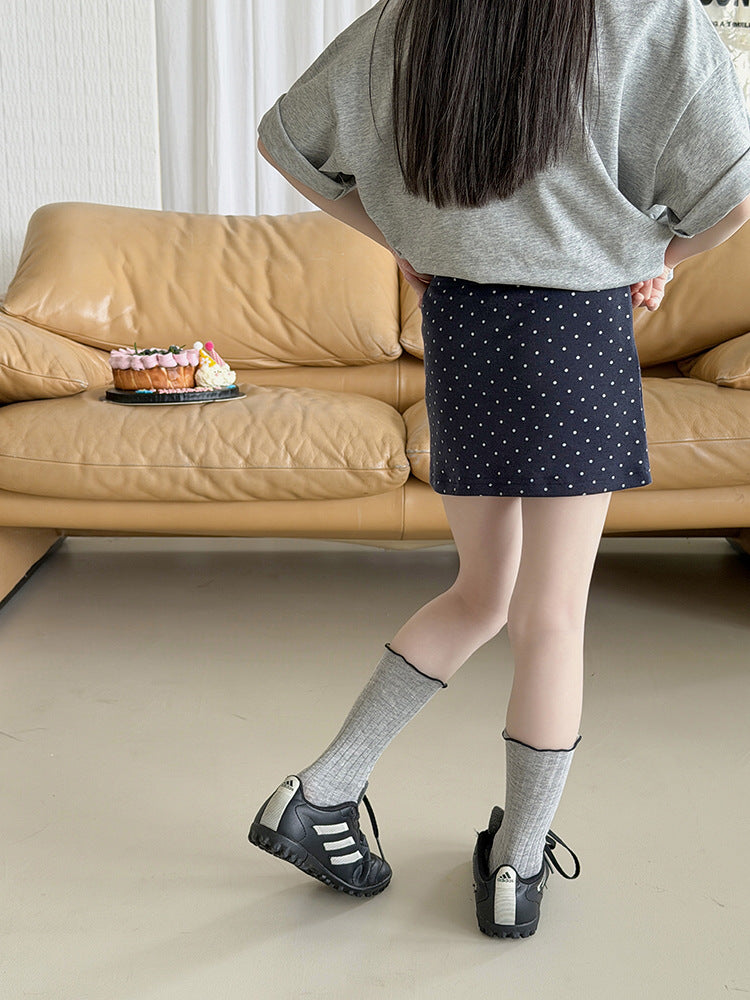 【100-170cm】辣妹波點包臀裙