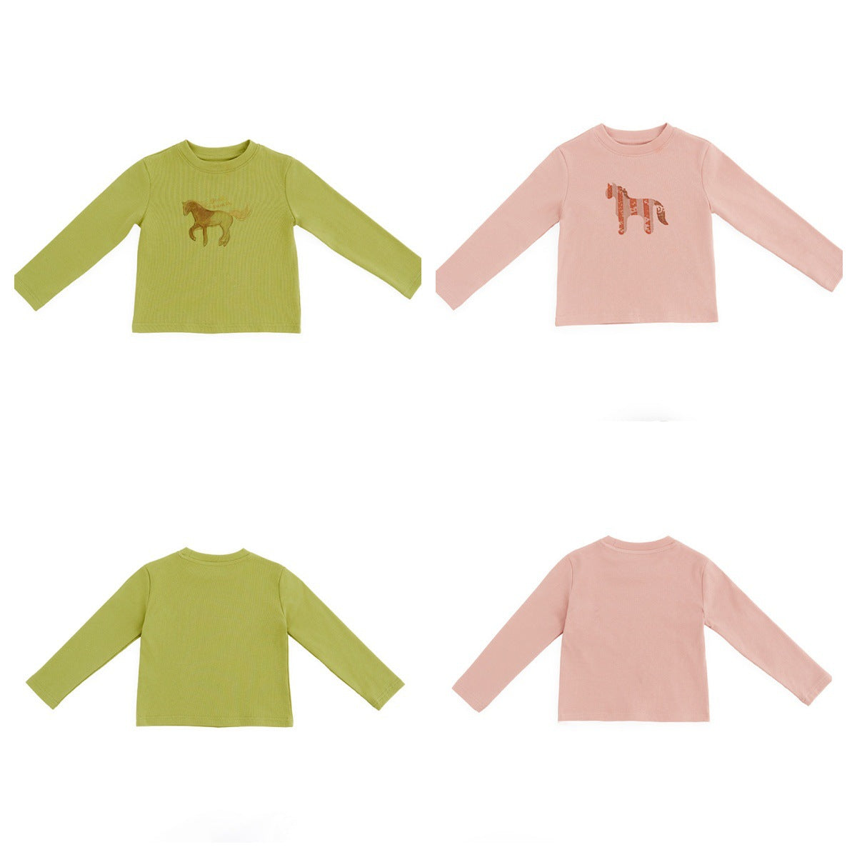 【90-150cm】高彈力小馬兒打底衣