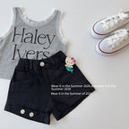 【90-150cm】設計感辣妹修身短褲