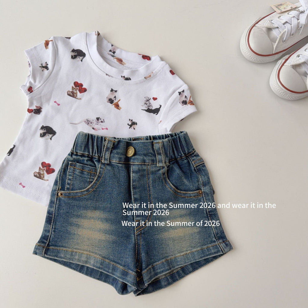 【90-150cm】緊身彈性辣妹上衣