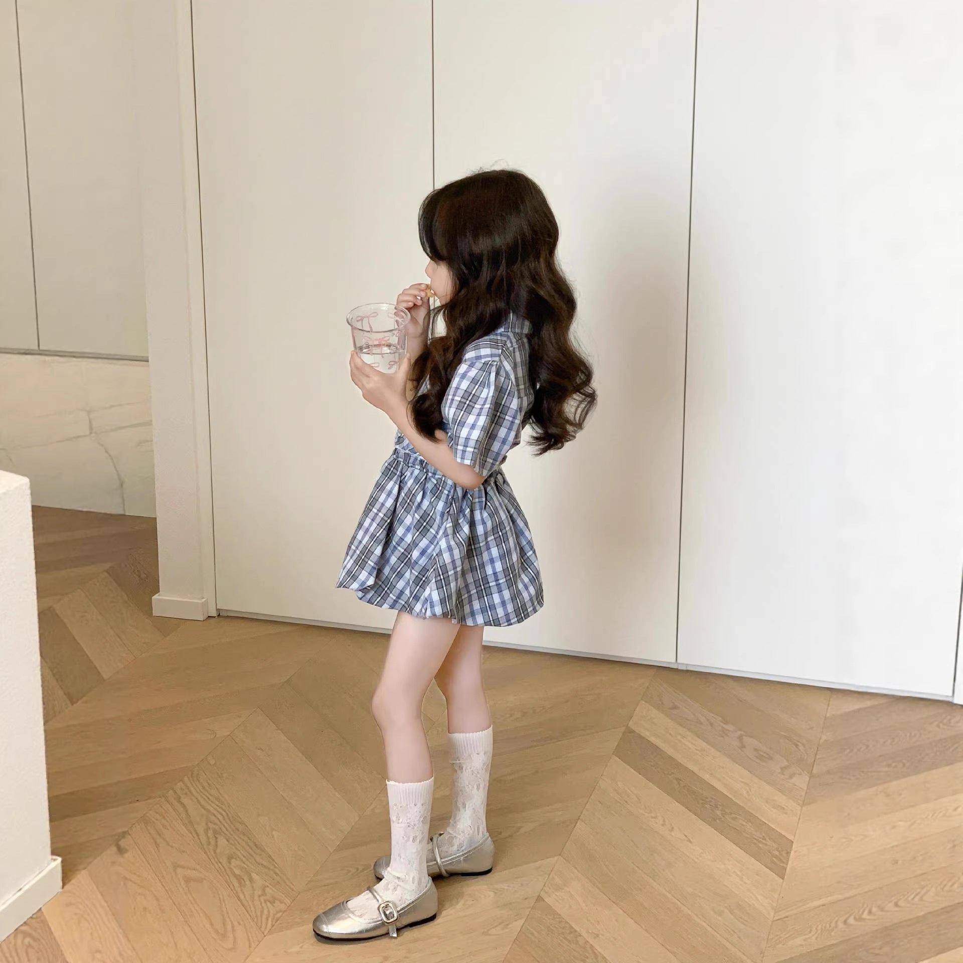 【90-140cm】學院風格紋套裝