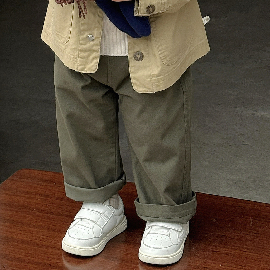 【73-110cm】韓版工裝風四件式套裝