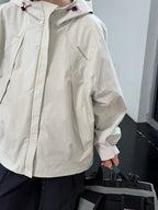 【100-170cm】帥氣連帽戶外防水衝鋒外套