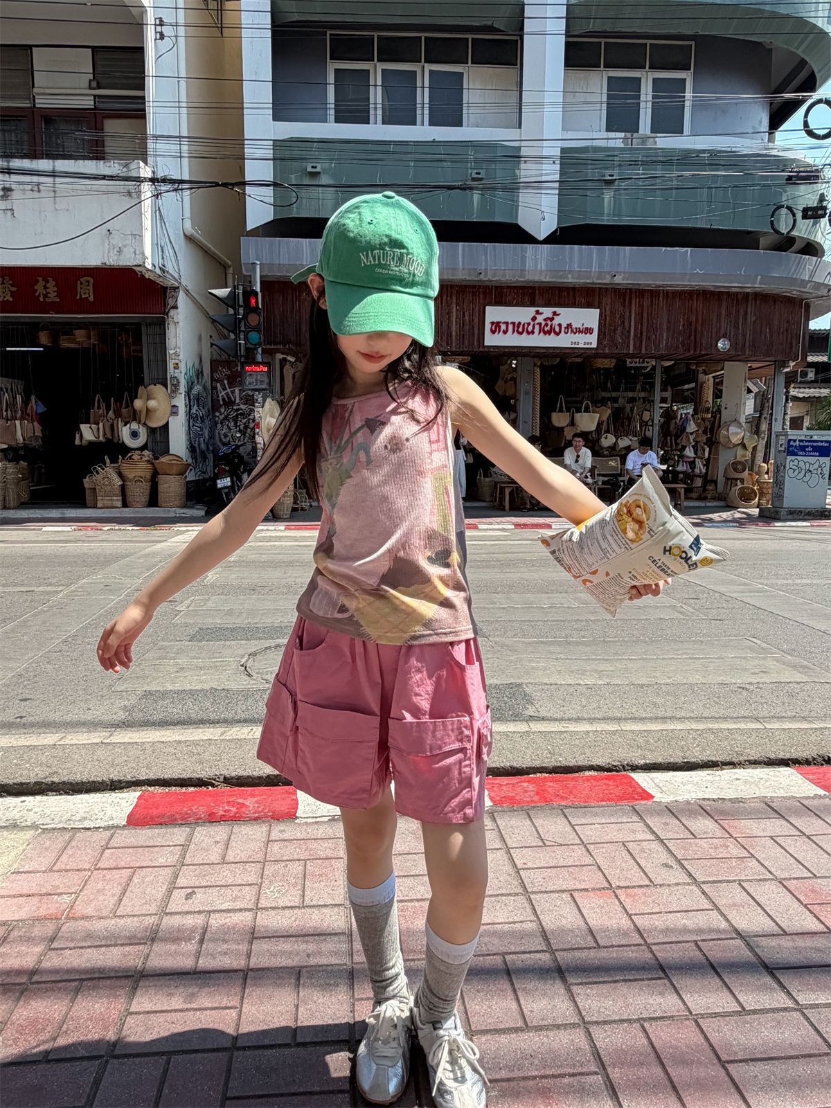 【100-160cm】韓版貓咪背心