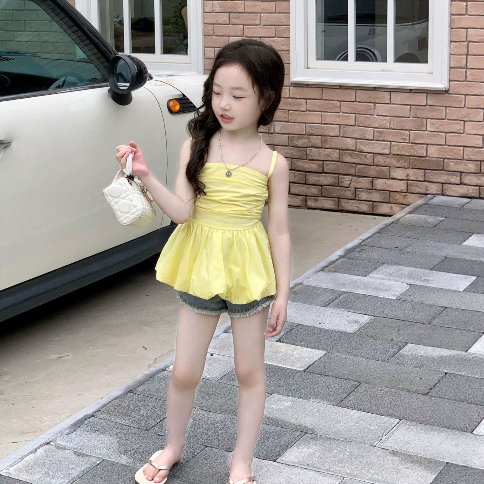 【90-150cm】韓版度假風背心