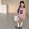 【100-170cm】(3色) 夏日防曬寬鬆字母長袖T