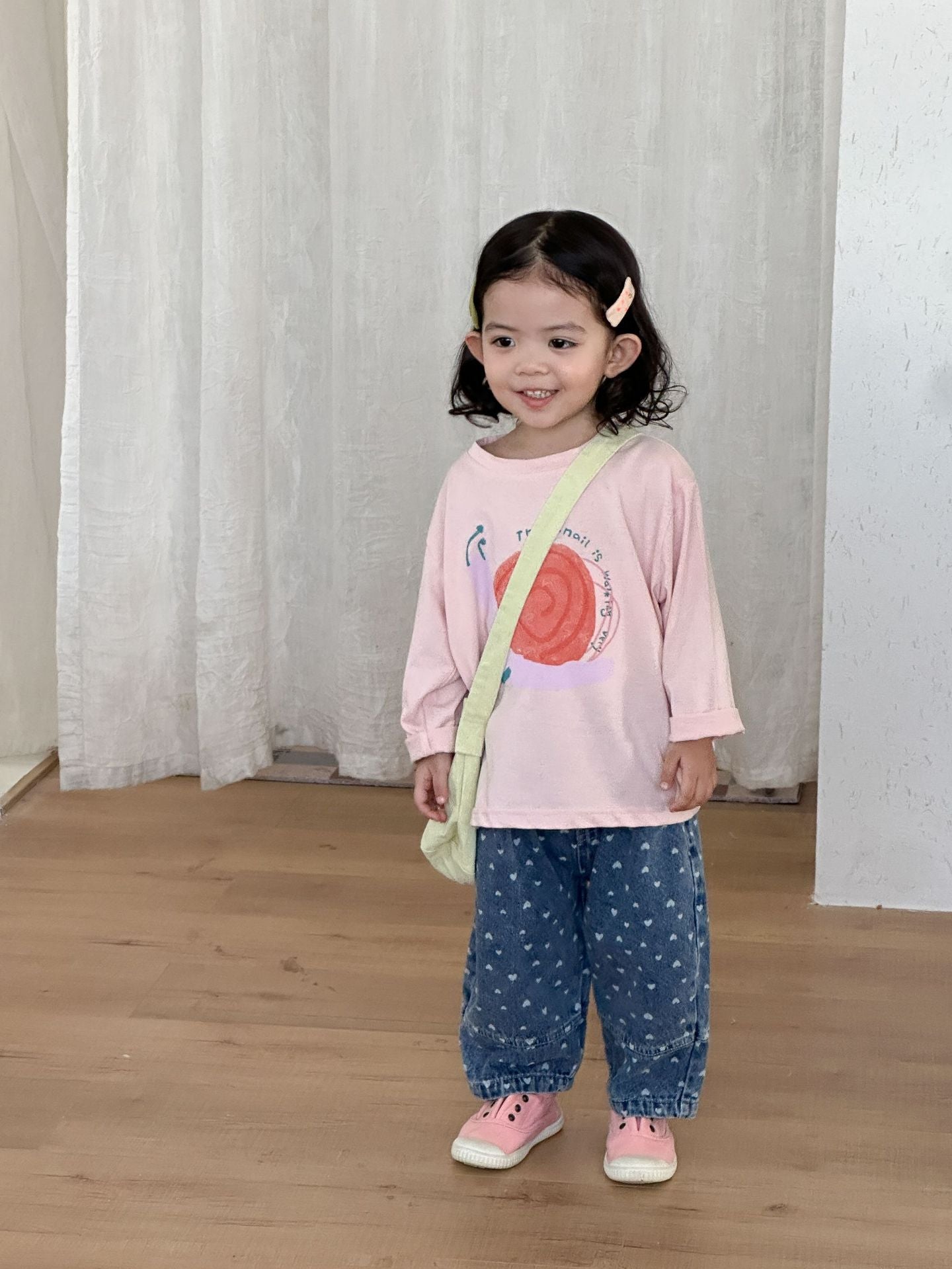 【80-150cm】可愛動物寬鬆純棉T恤