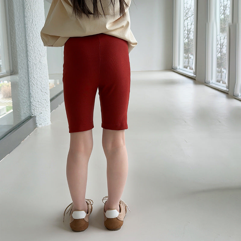 【100-170cm】90%棉親膚透氣彈性打底褲