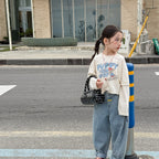 【80-130cm】韓版假兩件T