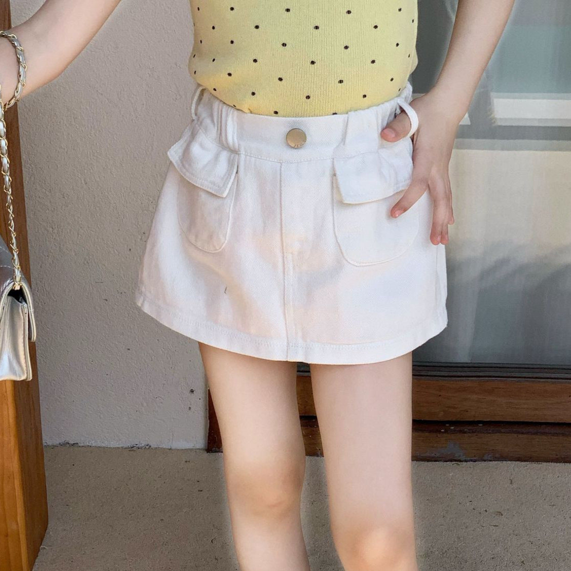 【90-150cm】美式辣妹工裝半身裙