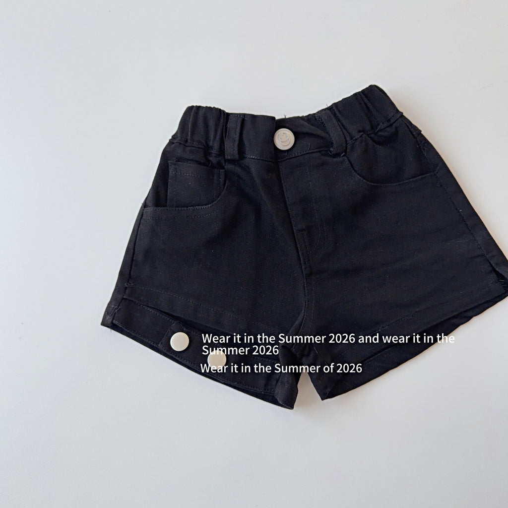 【90-150cm】設計感辣妹修身短褲