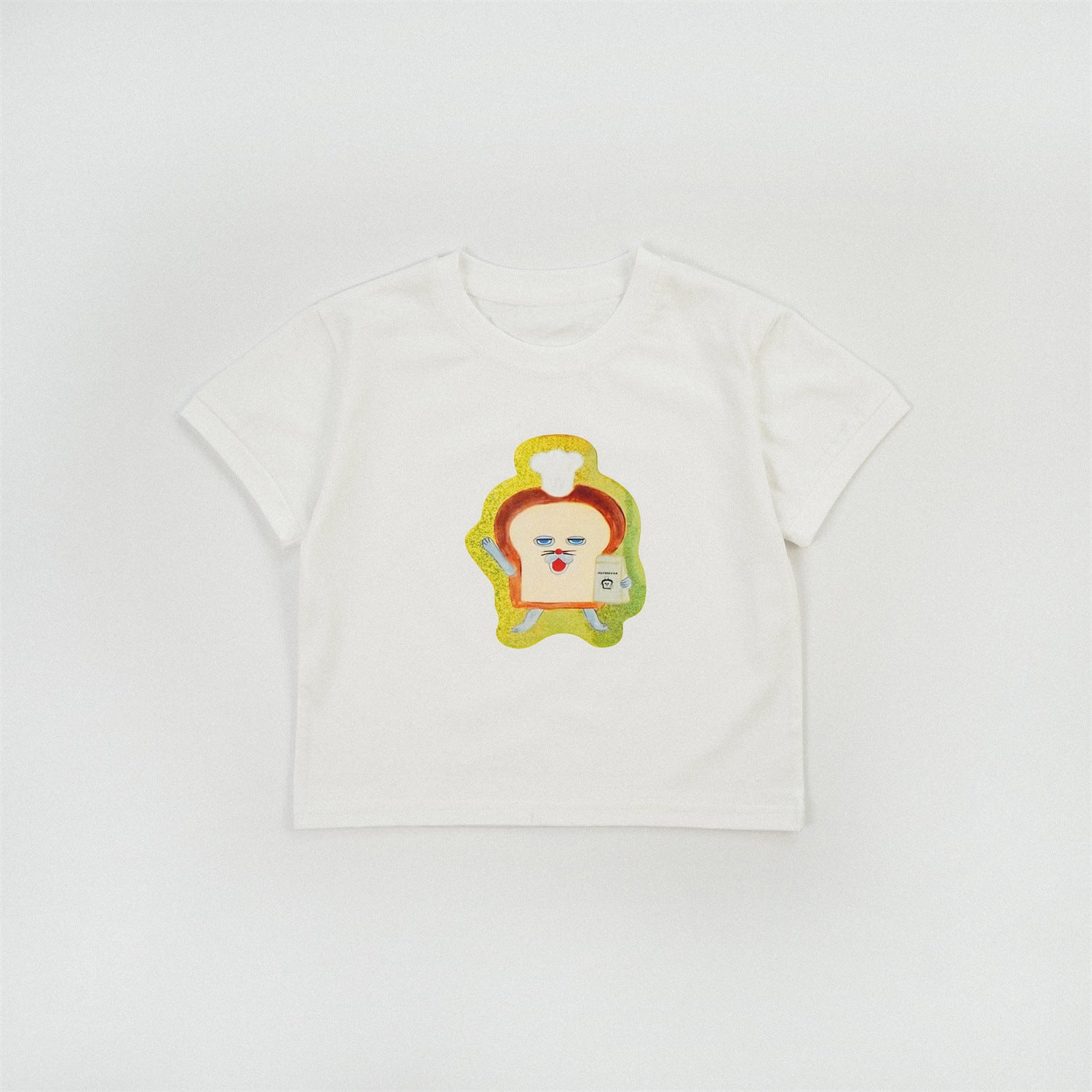 【90-150cm】麵包小偷拚色T