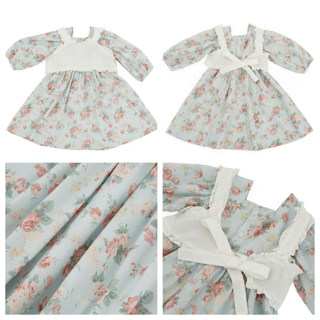 【90-150cm】碎花連身裙