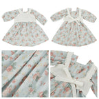 【90-150cm】碎花連身裙