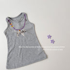 【90-150cm】掛脖吊帶修身辣妹無袖露背上衣