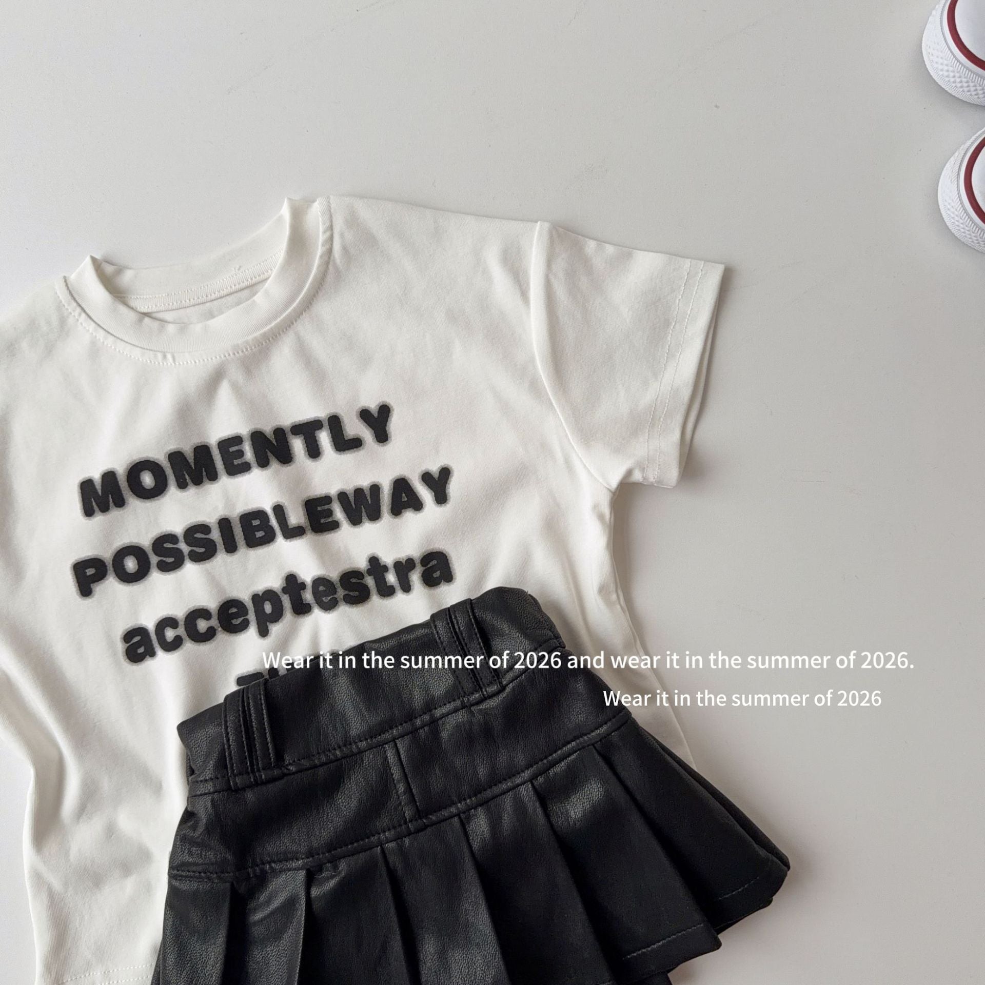 【90-150cm】寬鬆休閒字母T