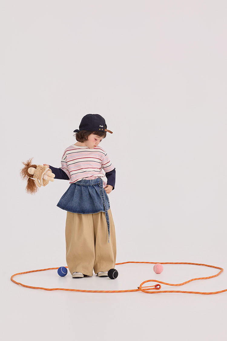 【90-150cm】日系好版型闊腿褲