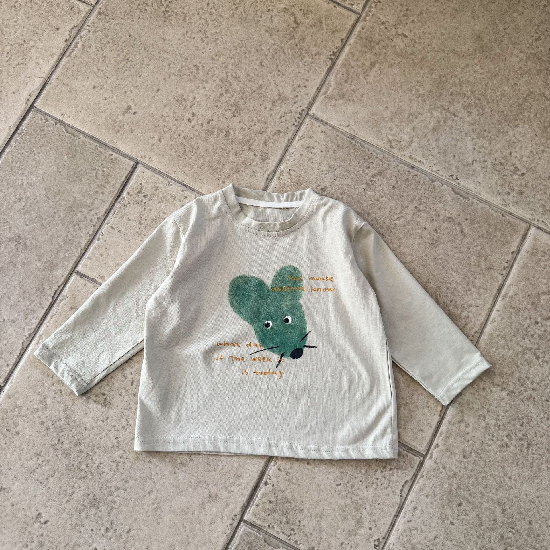 【80-150cm】可愛動物寬鬆純棉T恤