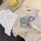 【80-130cm】韓版假兩件T