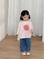 【80-150cm】可愛動物寬鬆純棉T恤