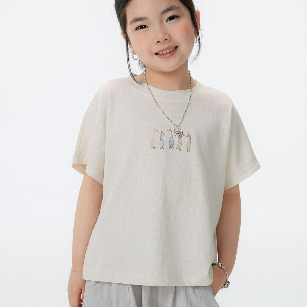 【90-150cm / F】【親子裝】日系動物印花短袖