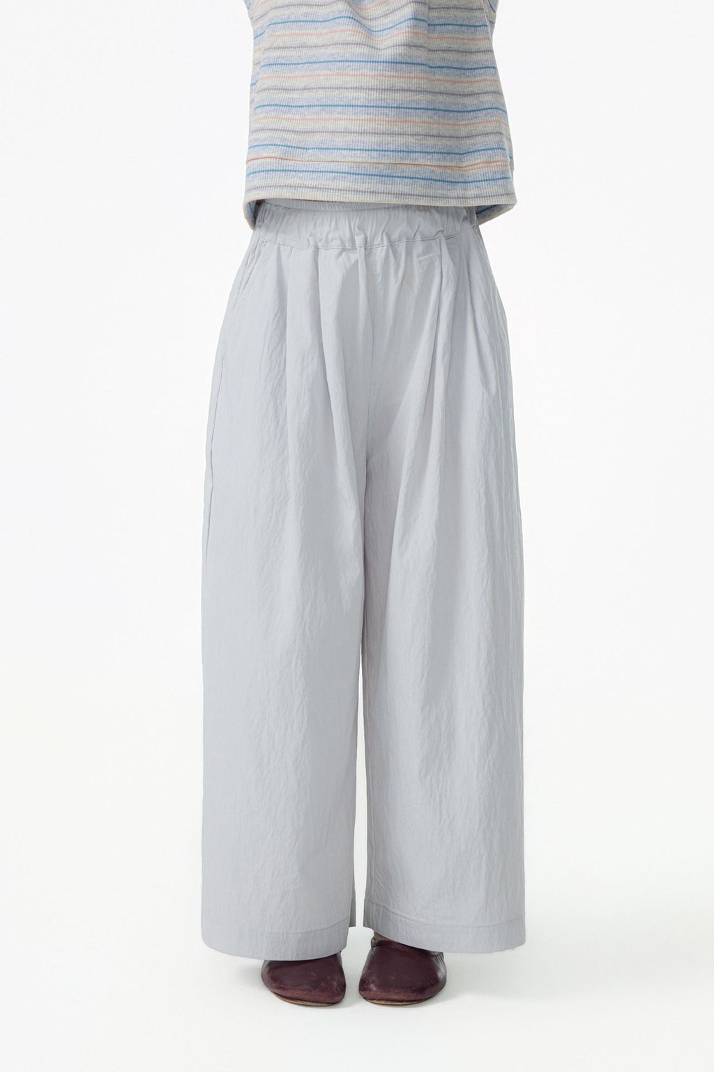 【90-150cm / M.L】【親子裝】日系梭織休閒闊腿褲