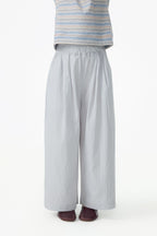 【90-150cm / M.L】【親子裝】日系梭織休閒闊腿褲