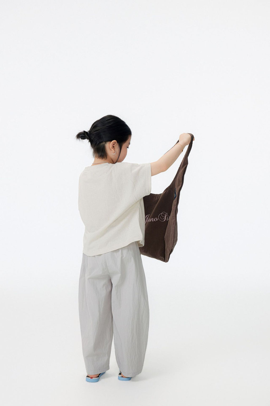 【90-150cm / F】【親子裝】日系拼接蘿蔔褲