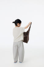 【90-150cm / F】【親子裝】日系拼接蘿蔔褲