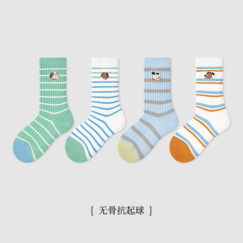 珍珠小兔中筒襪