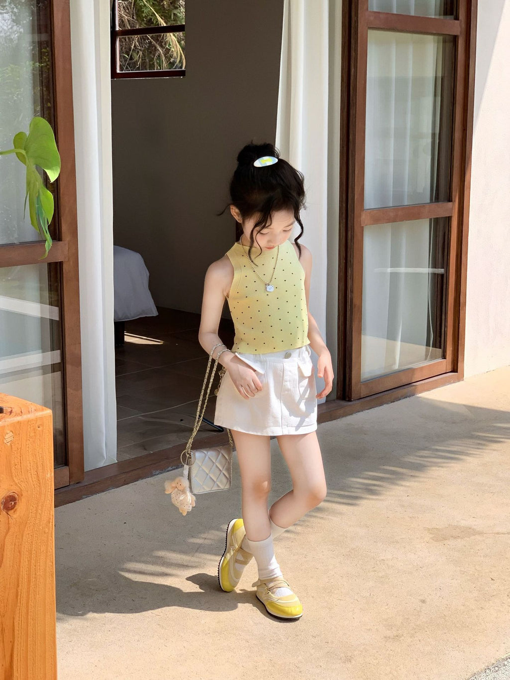 【90-150cm】美式辣妹工裝半身裙
