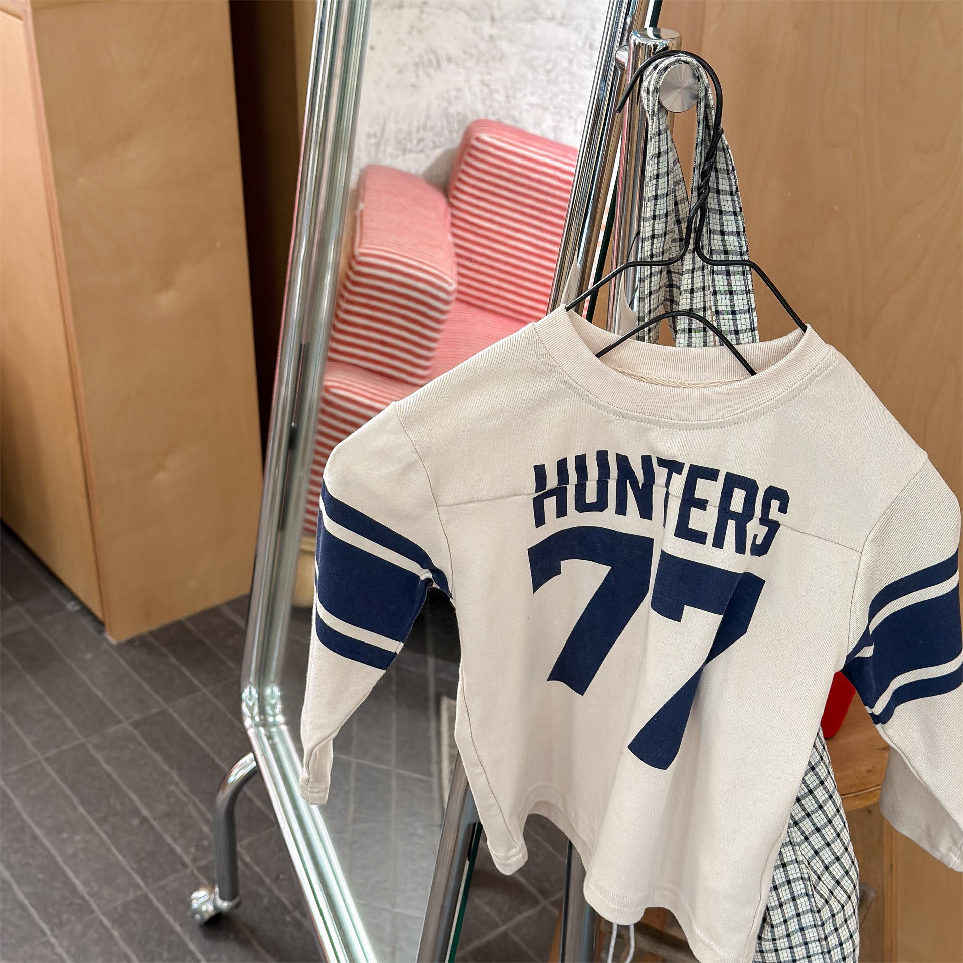 數字77長袖T恤打底衫