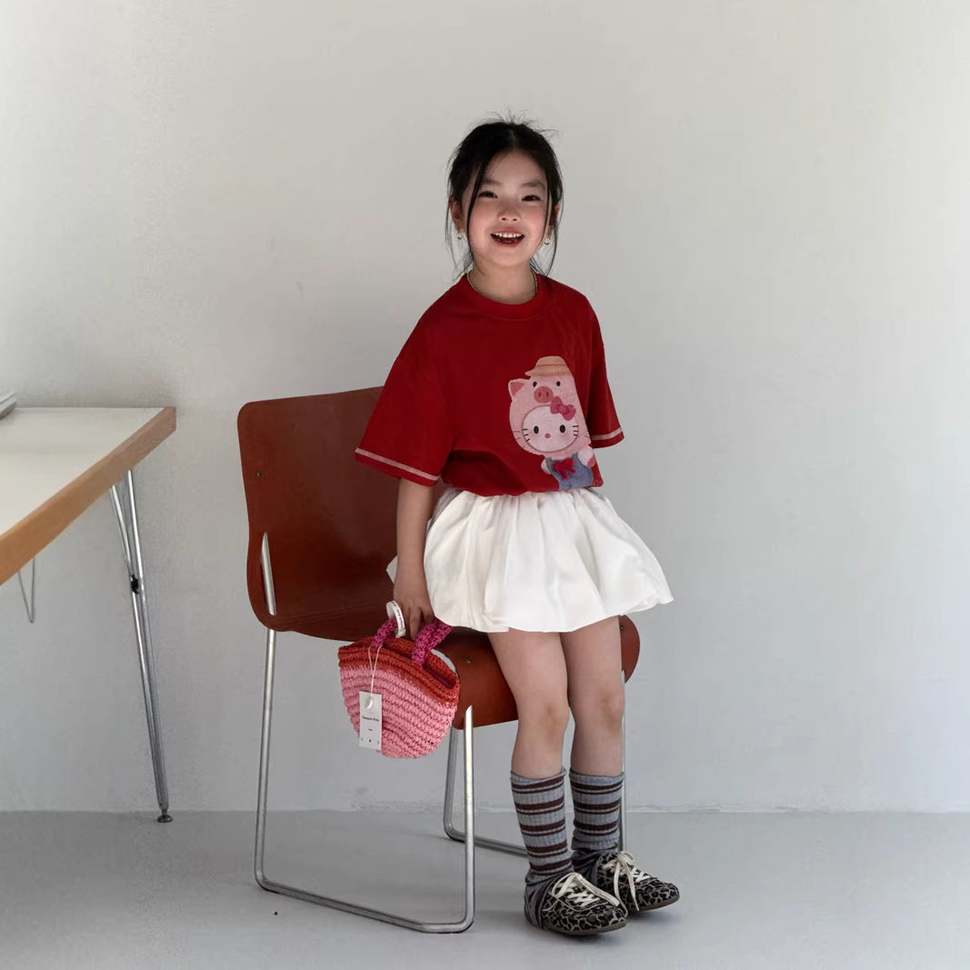 【120-160cm】小豬KT上衣