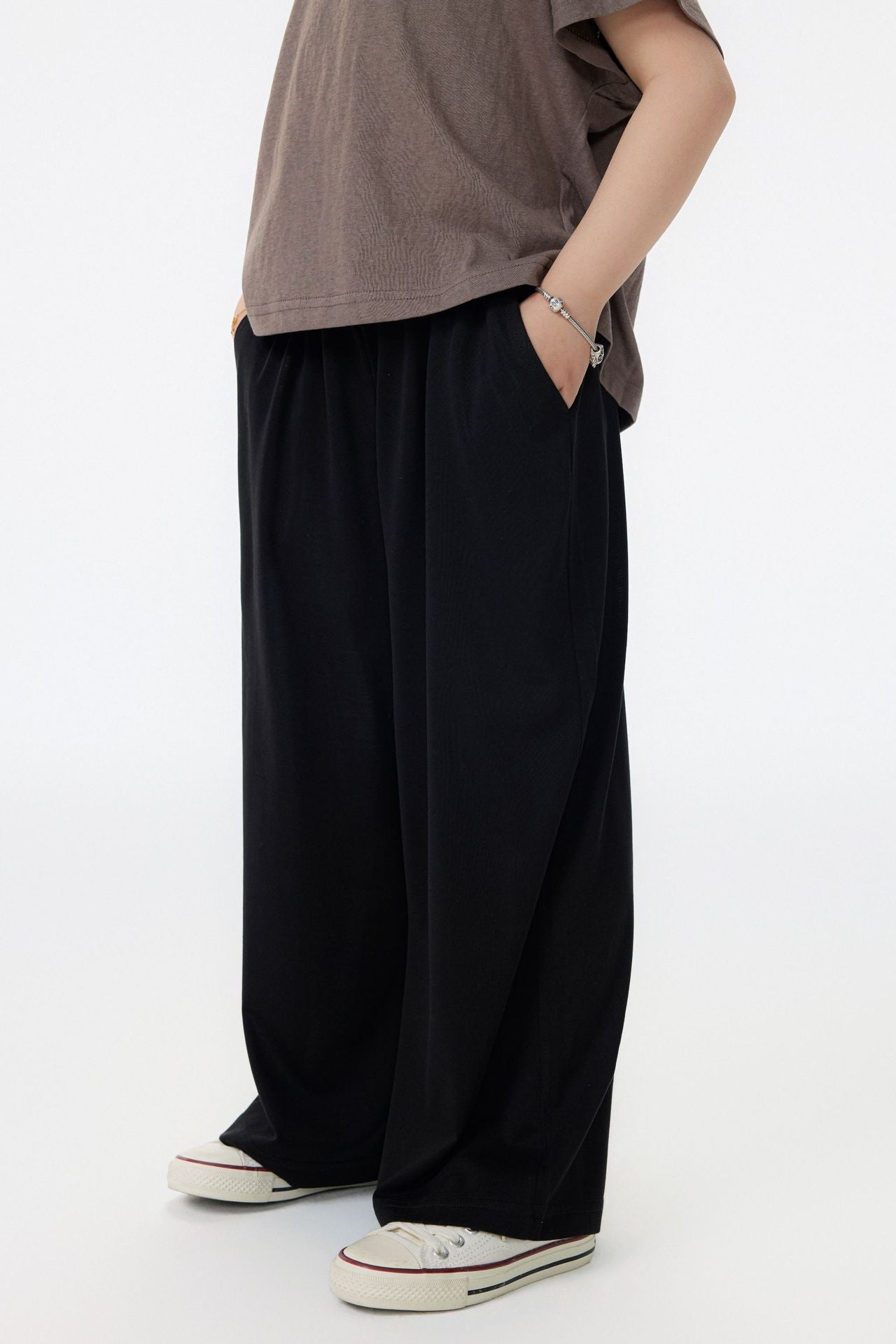 【90-150cm / F】【親子裝】日系會呼吸的闊腿褲