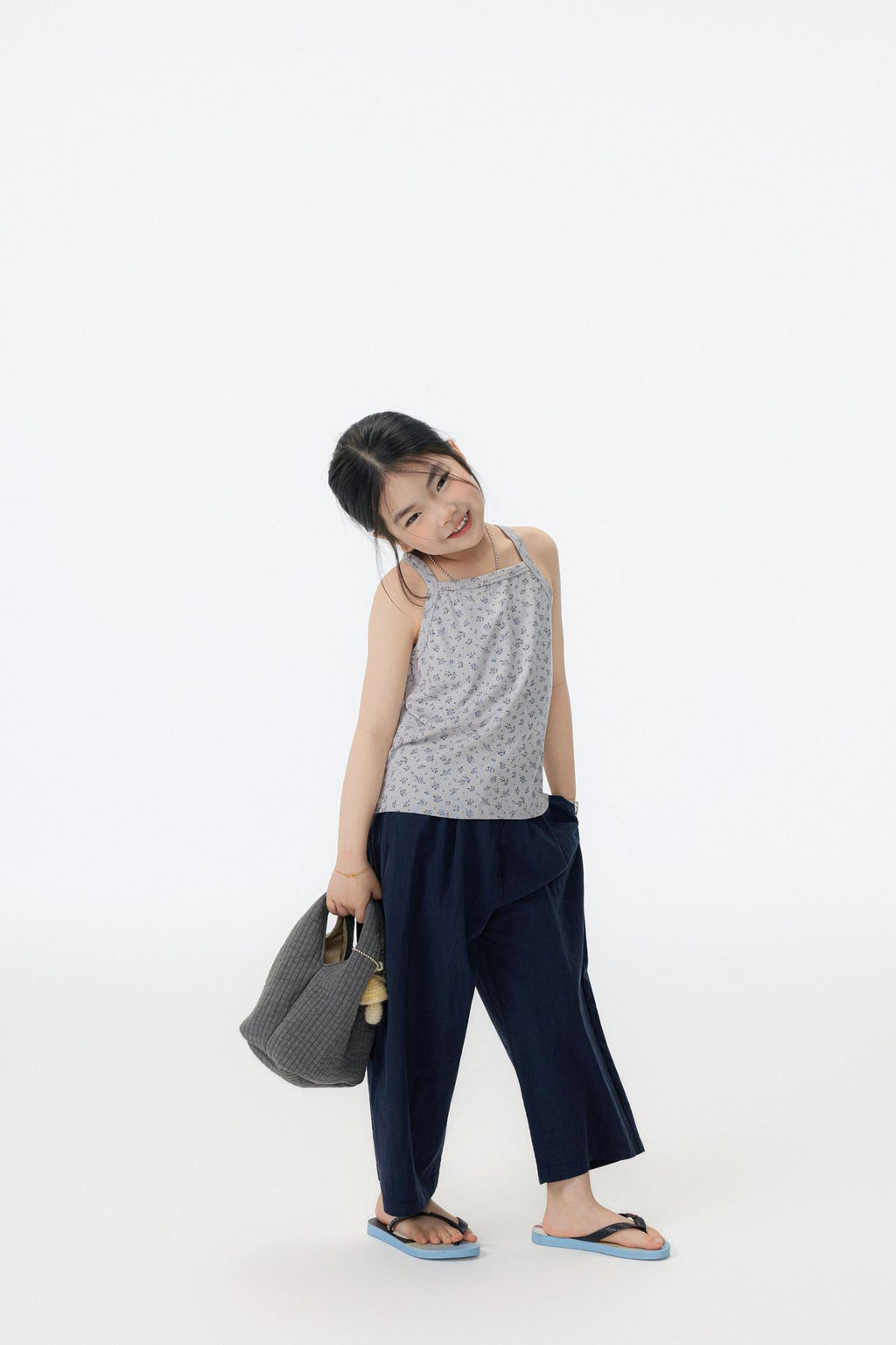 【90-150cm】日系滿印小碎花背心