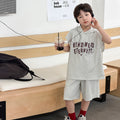 【100-170cm】全棉酷帥街感風無袖套裝