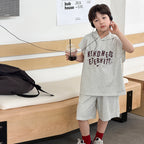 【100-170cm】全棉酷帥街感風無袖套裝