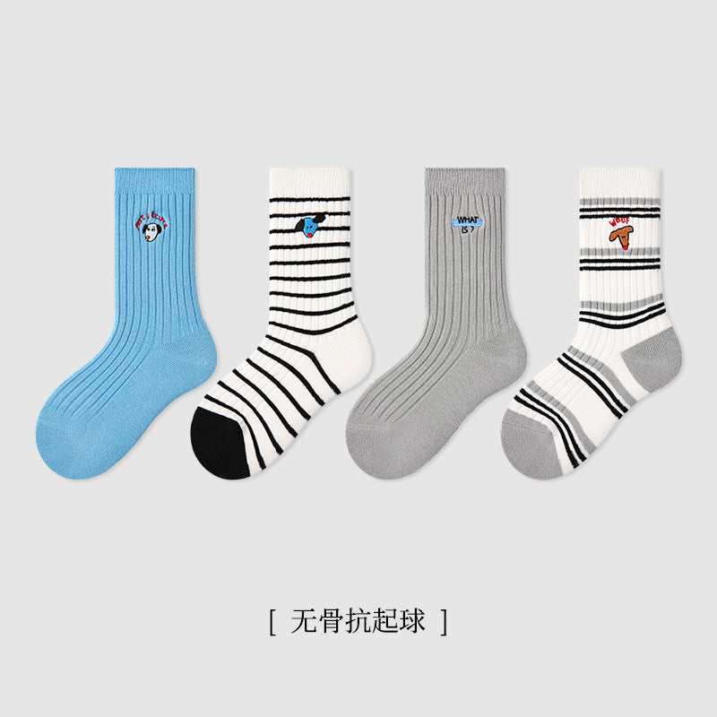 珍珠小兔中筒襪