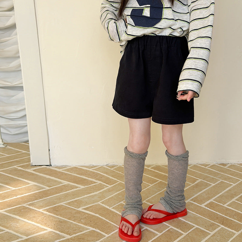 【100-170cm】全棉舒服透氣貼標短褲