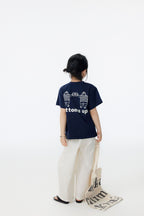 【90-150cm / M.L】【親子裝】日系乾杯印花T