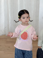 【80-150cm】可愛動物寬鬆純棉T恤