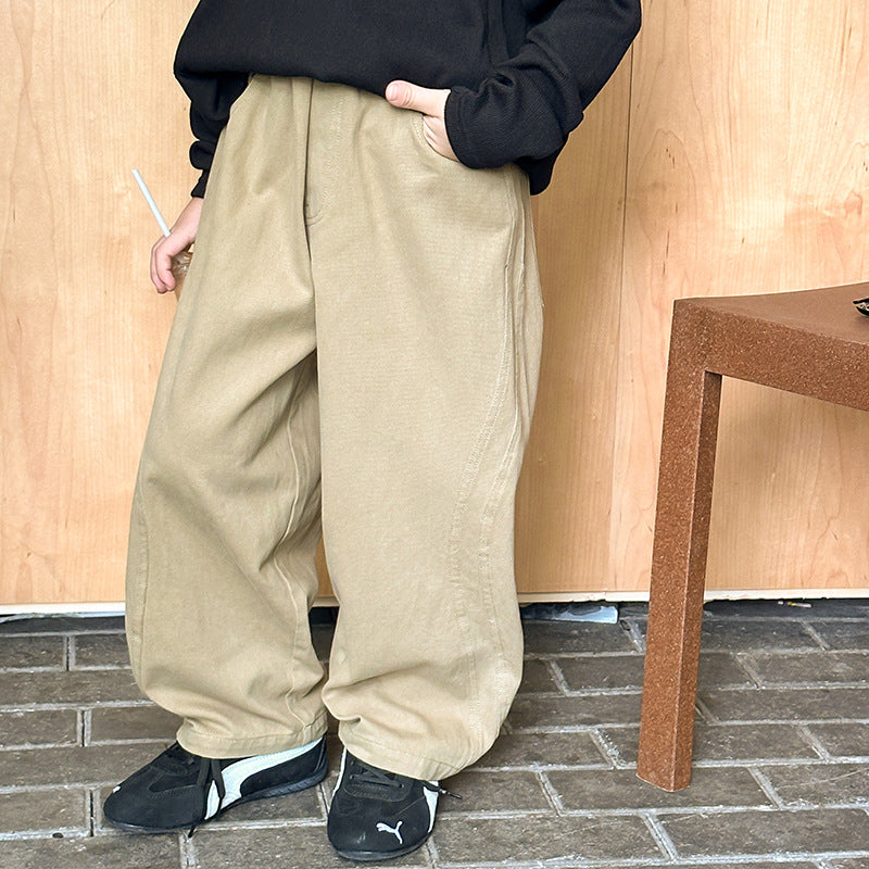 【90-170cm】穿搭神褲 水洗棉休閒長褲