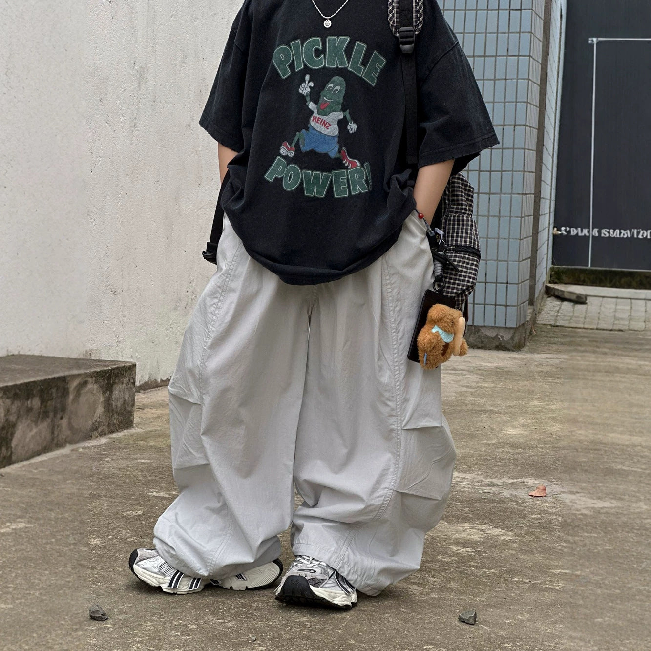 【100-160cm】萊賽爾輕薄透氣彎刀褲