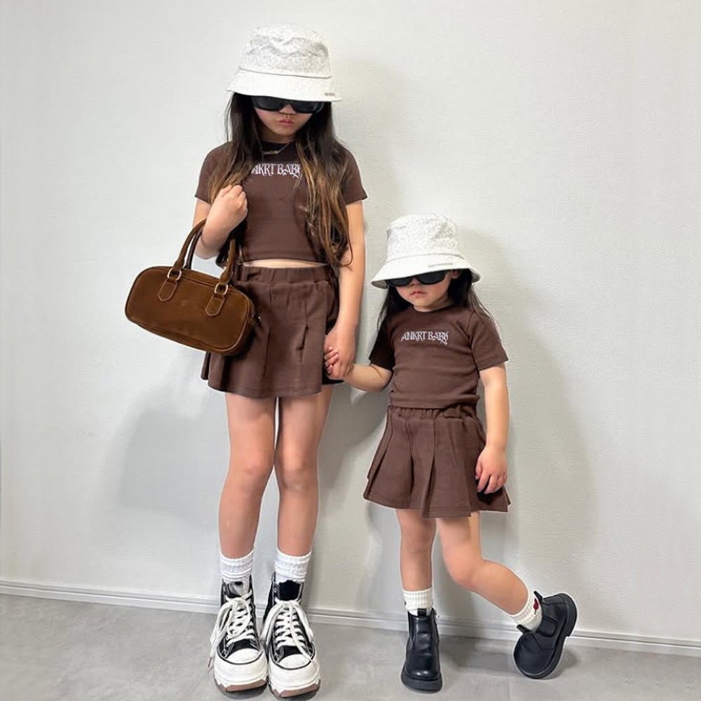 【90-150cm/L】ANKRT 日系親子休閒套裝