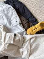 【100-170cm】抽繩寬鬆大口袋工裝褲