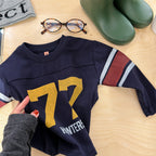 數字77長袖T恤打底衫