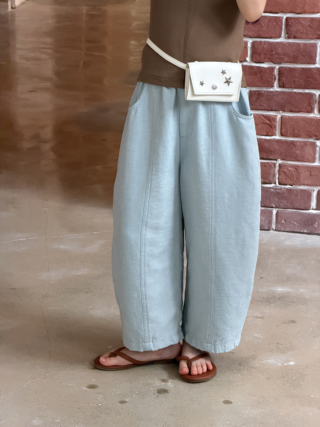 【100-170cm】輕薄透氣防蚊休閒褲