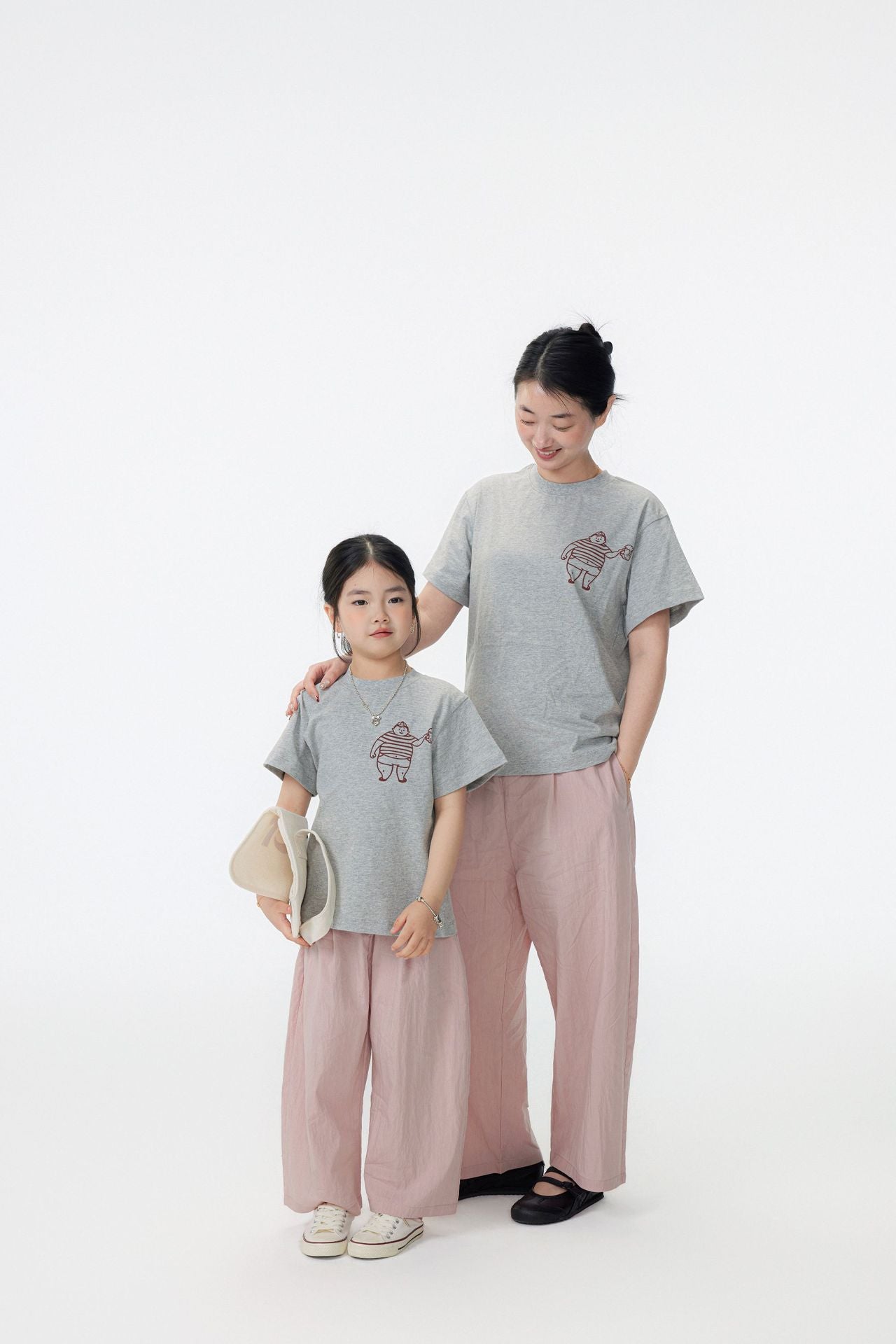 【90-150cm / M.L】【親子裝】日系乾杯印花T